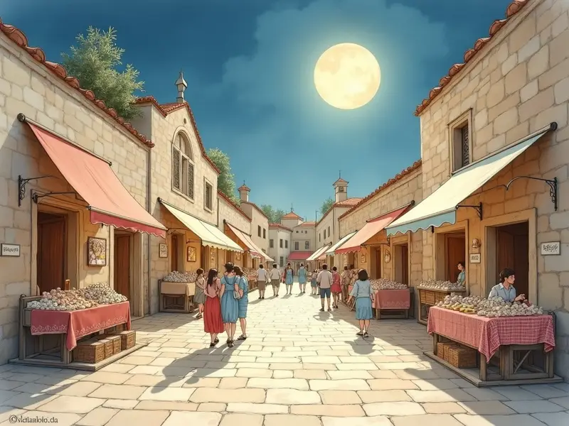Ilustracja snu: rynek