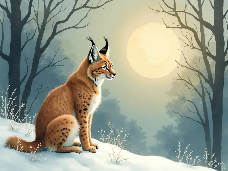 Ilustracja snu: ryś