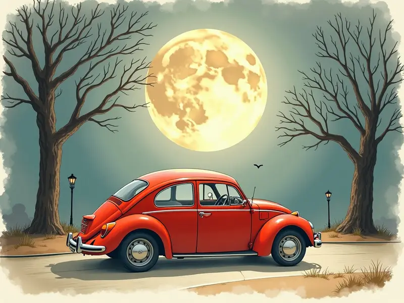 Ilustracja snu: samochód