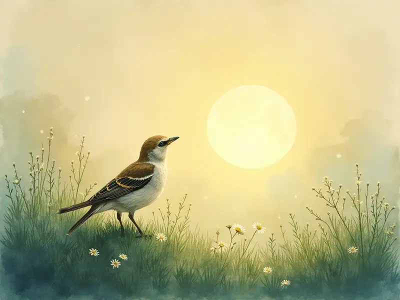 Ilustracja snu: skowronek