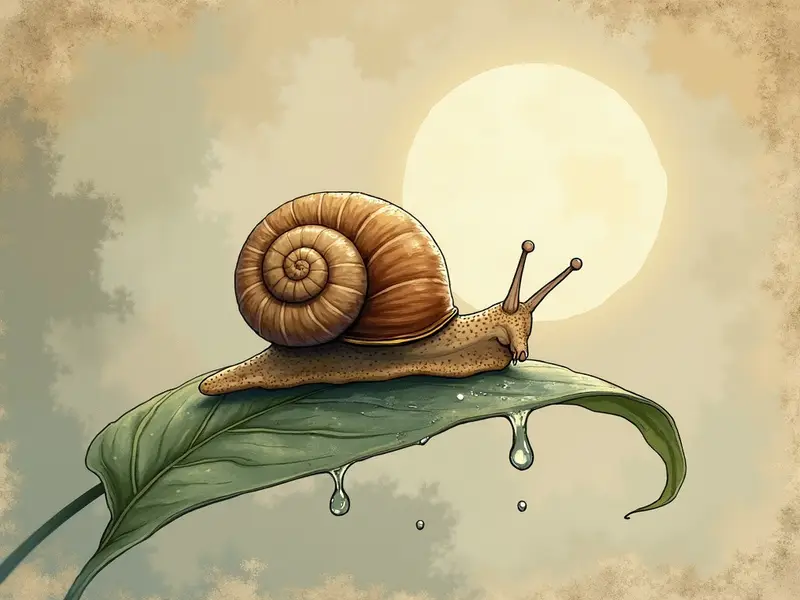 Ilustracja snu: ślimak