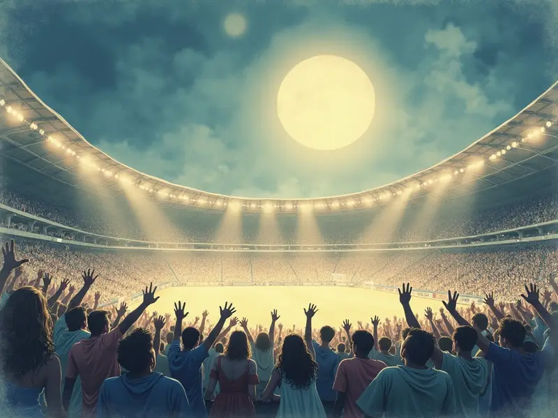 Ilustracja snu: stadion
