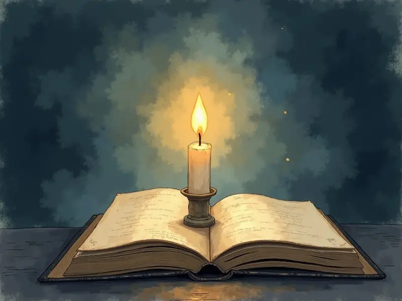 Ilustracja snu: świeca