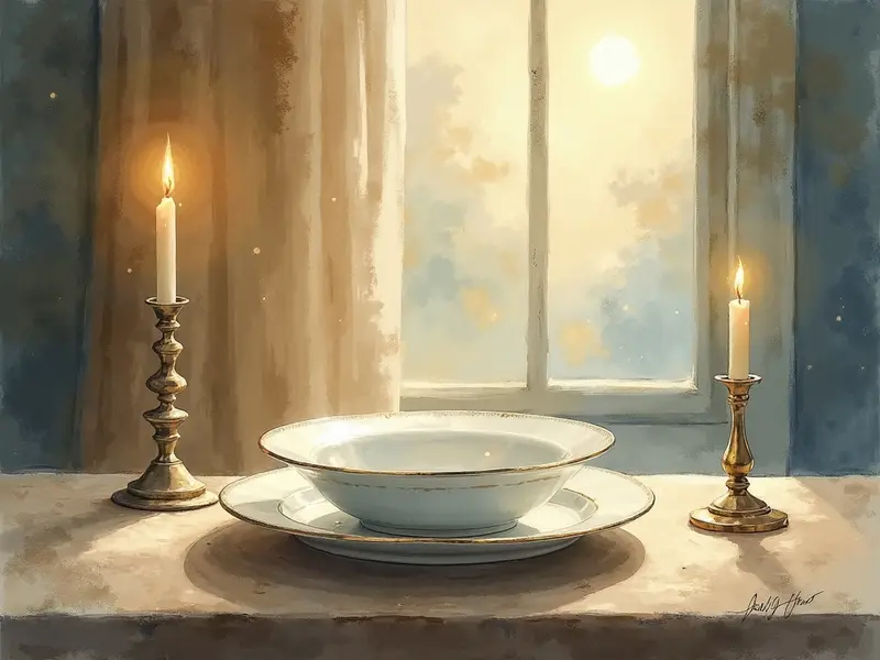 Ilustracja snu: talerz