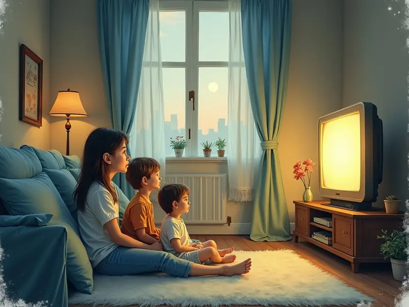 Ilustracja snu: nowy telewizor