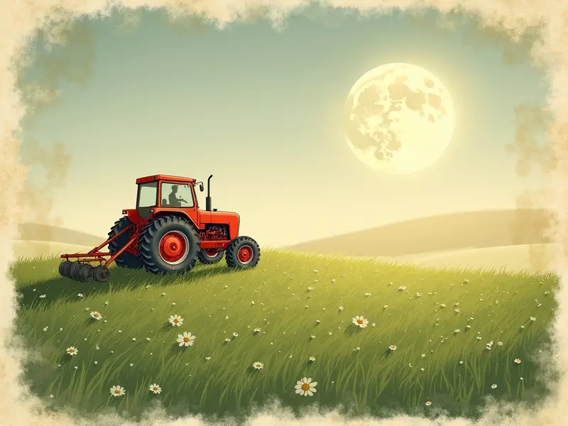 Ilustracja snu: traktor