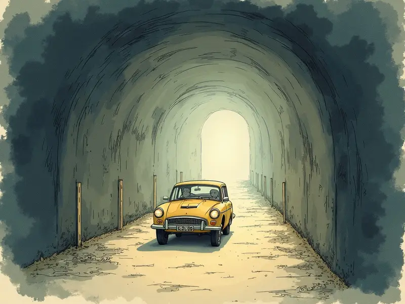 Ilustracja snu: tunel