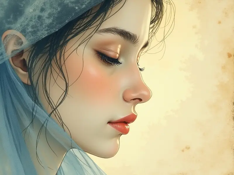 Ilustracja snu: twarz