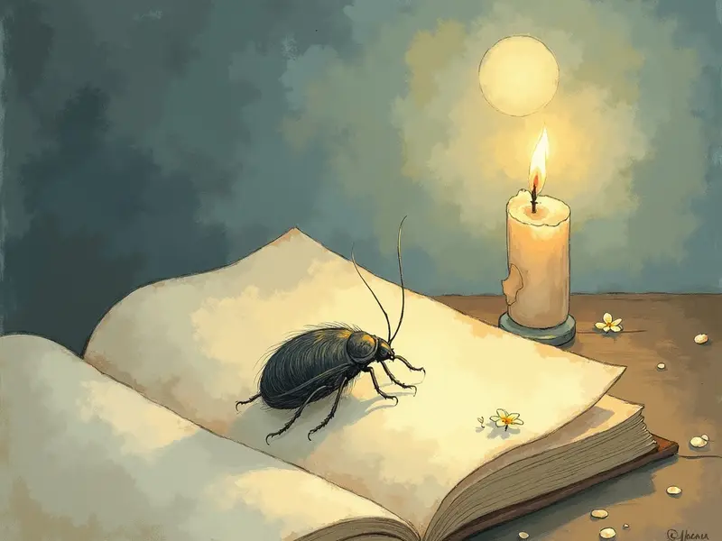 Ilustracja snu: wesz