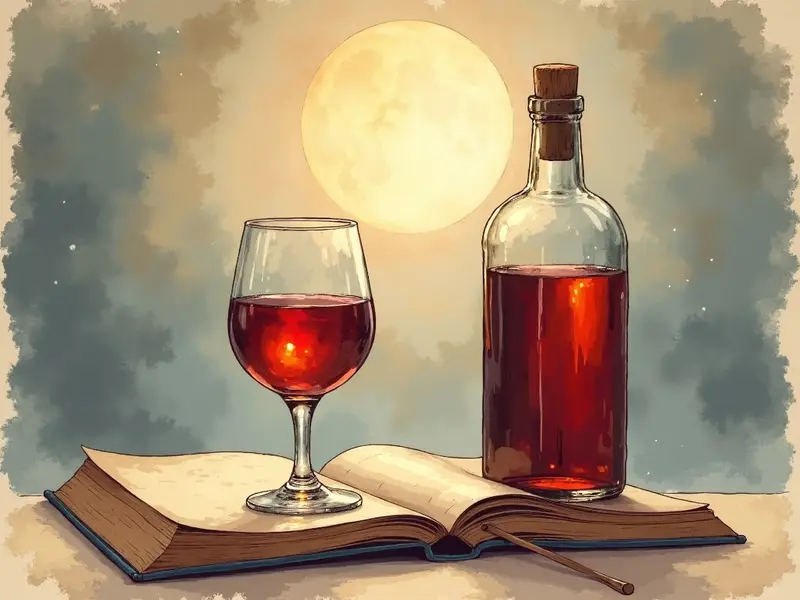 Ilustracja snu: wino