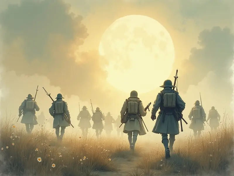 Ilustracja snu: wojna