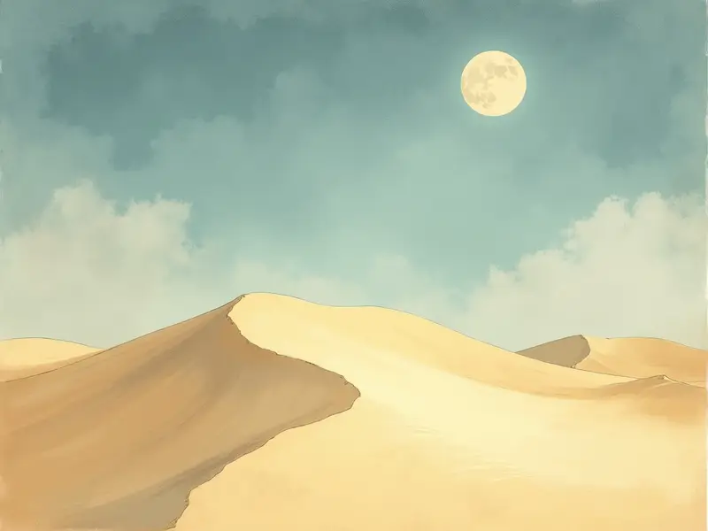 Ilustracja snu: wydma