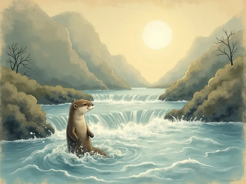 Ilustracja snu: wydra