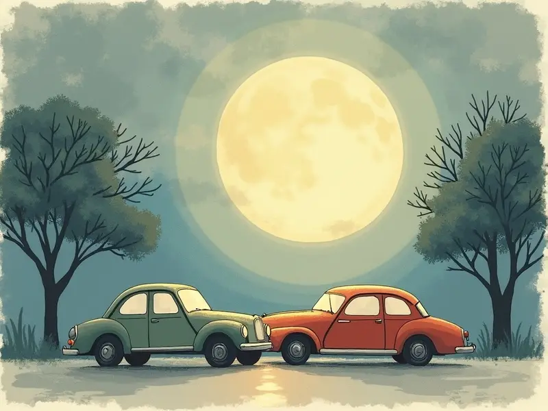 Ilustracja snu: wypadek