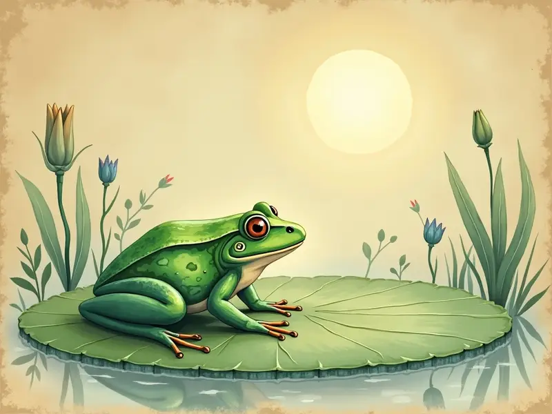 Ilustracja snu: żaba