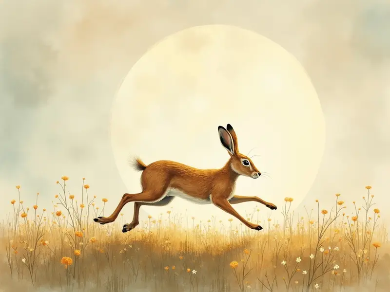 Ilustracja snu: zając