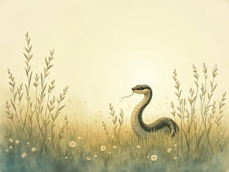 Ilustracja snu: zaskroniec