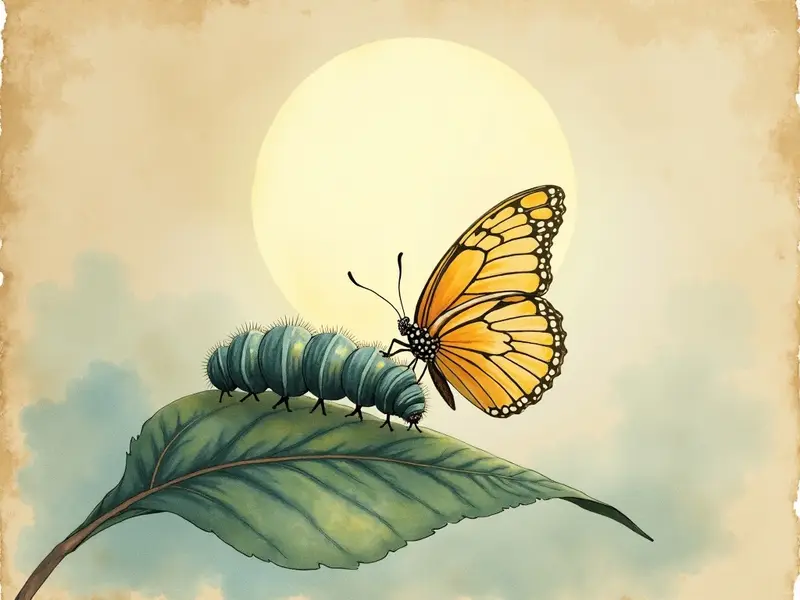 Ilustracja snu: ciemna zmiana