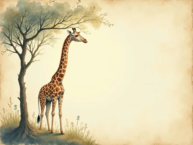 Ilustracja snu: żyrafa